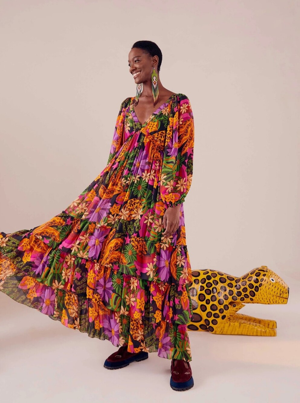 FARM Rio Star Fruit Maxi Dress - Picture 1 of 7